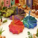 3D Printed Radish Tower Fidget Toy