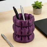 3D Printed Puff Pen Holder - Desktop Organizer Decor